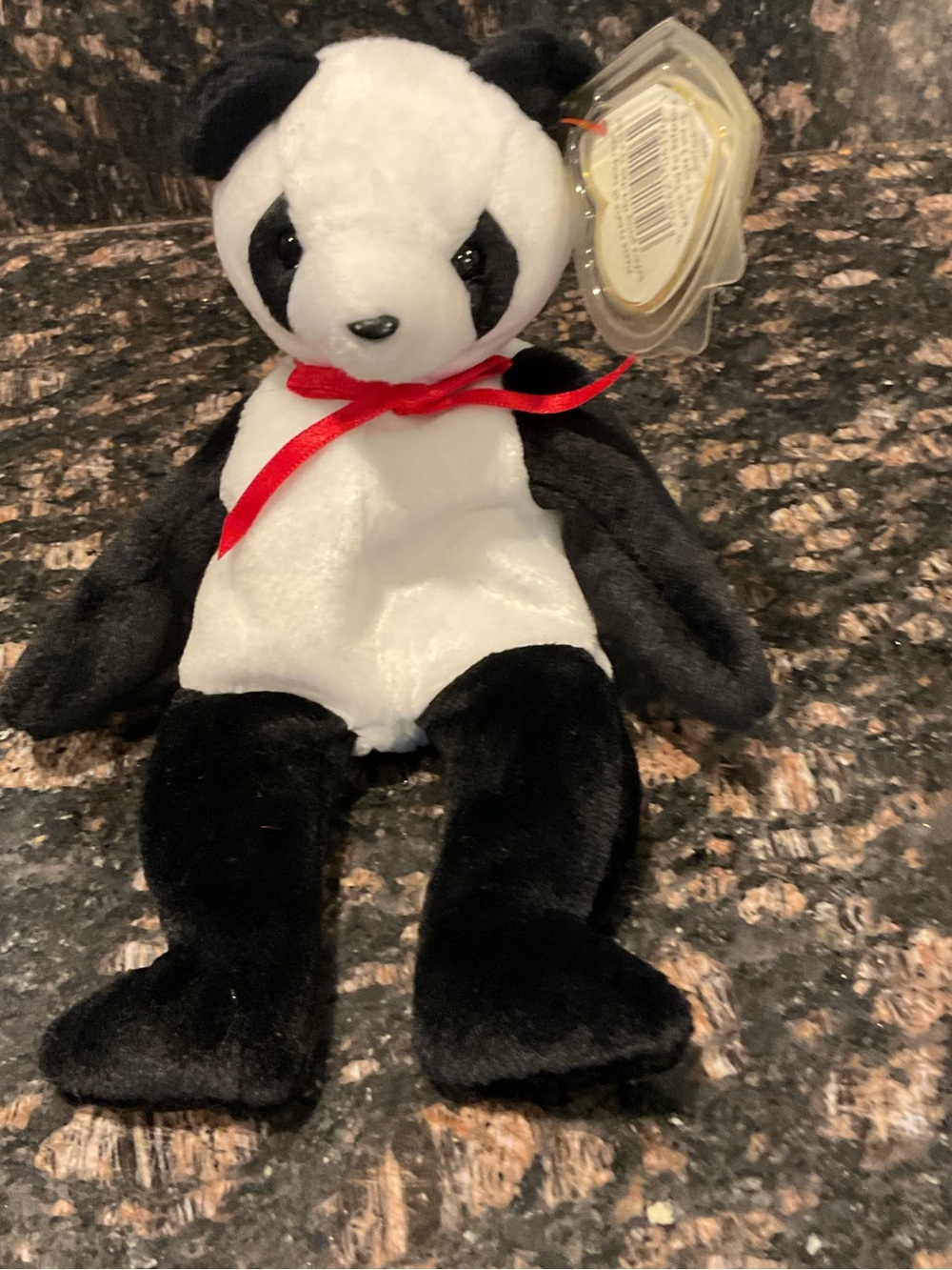 TY Beanie Baby Plush Panda Stuffed Animal